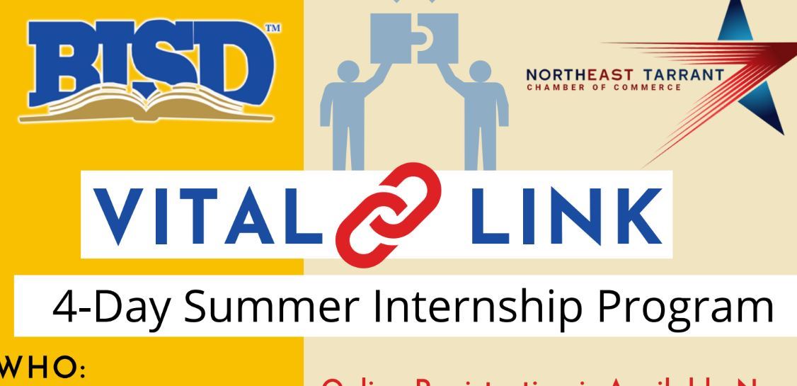  Vital Link Summer Intern see info page for more